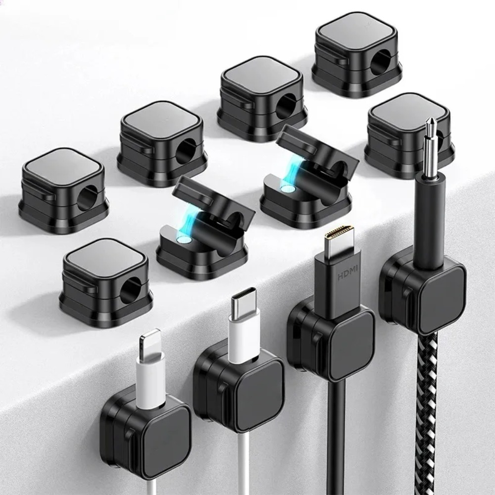 Wall Anchor Plastic - Magnetisch Stark ​ Kabelclips Verstellbarer Kabelhalter