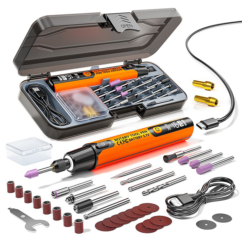 Home Improvement Diy - Kabelloses Rotationswerkzeug-Set mit 6 Geschwindigkeiten, wiederaufladbarem