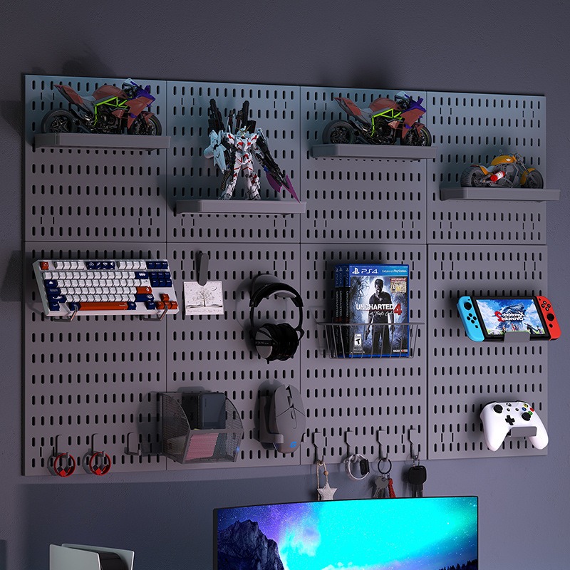 Home Improvement Diy - Bohrfreie Wandmontierte Aufbewahrungstafel Multifunktionale DIY-Wandtafel für
