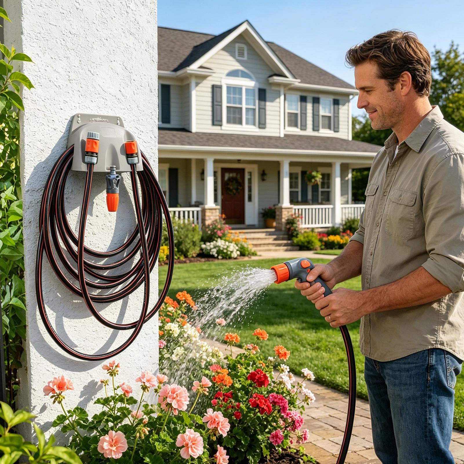 Schwerlast-Schlauchhalter zur  – Home Improvement House Bewertung und Preis