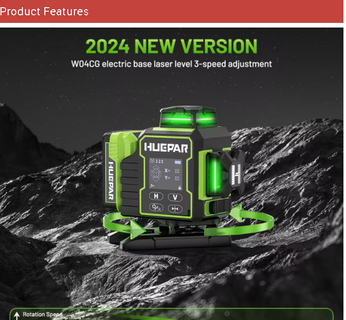 2026 Huepar W04CG Grüner Laser – Level Laser Line Bewertung und Preis