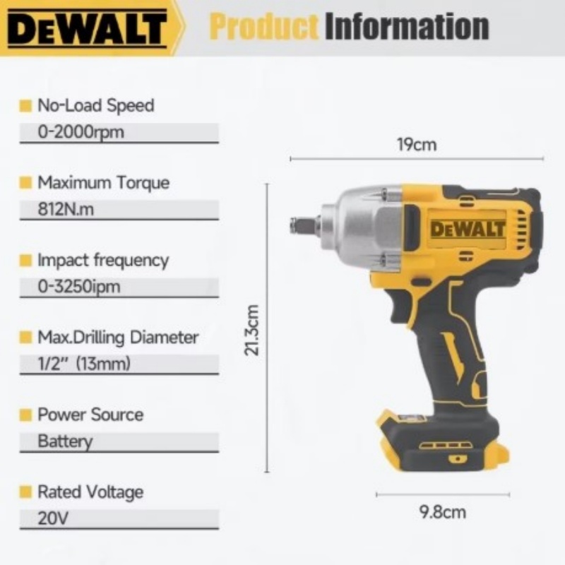 DEWALT DCF892 Hochleistungs-Ak – Home Improvement Services Bewertung und Preis
