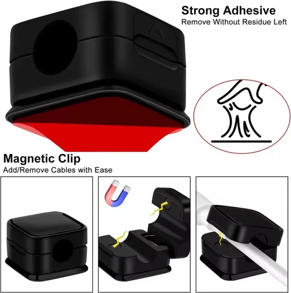 Magnetisch Stark ​ Kabelclips  – Wall Anchor Plastic Bewertung und Preis