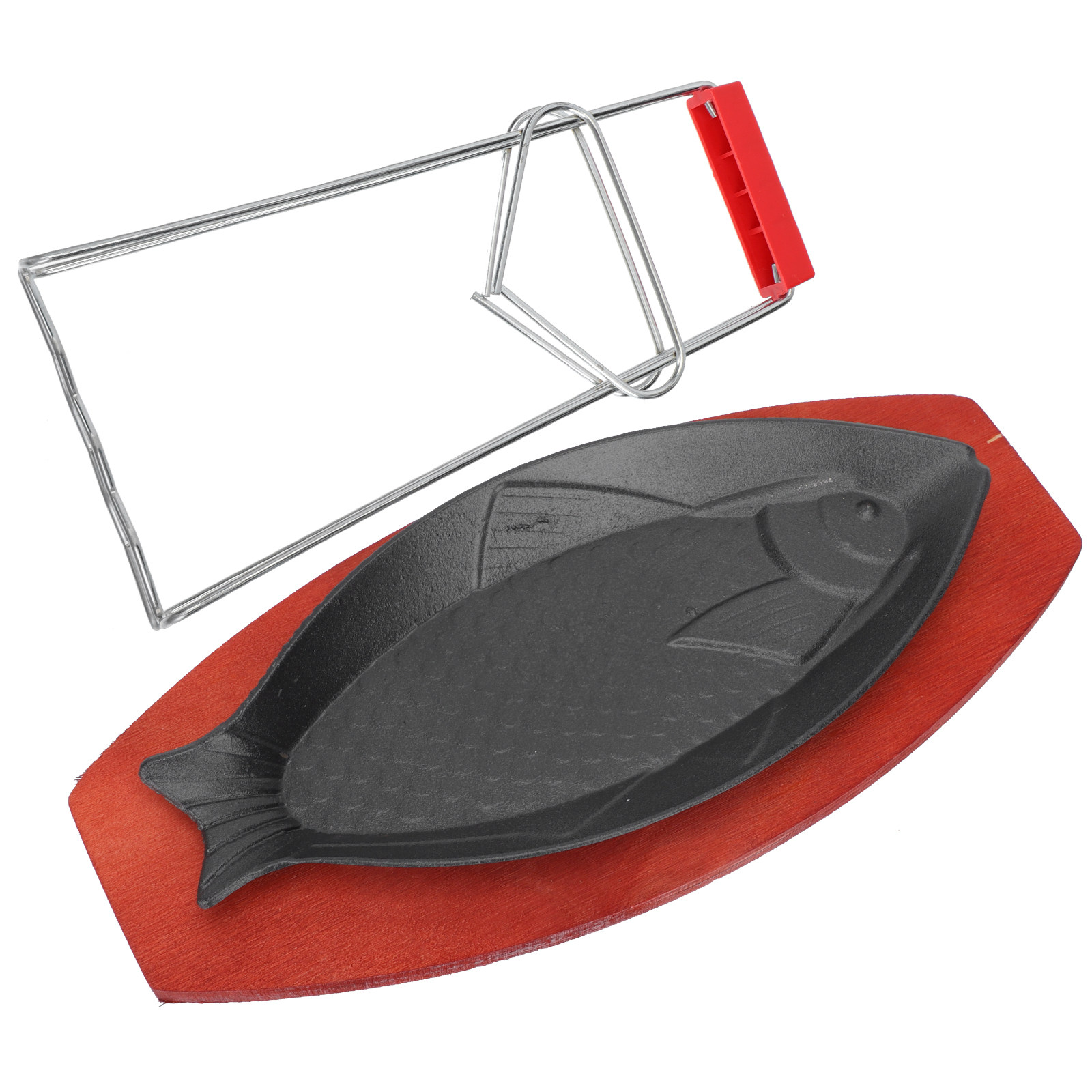 1 Set Fischförmige Grillpfanne – Home Improvement Cast Bewertung und Preis