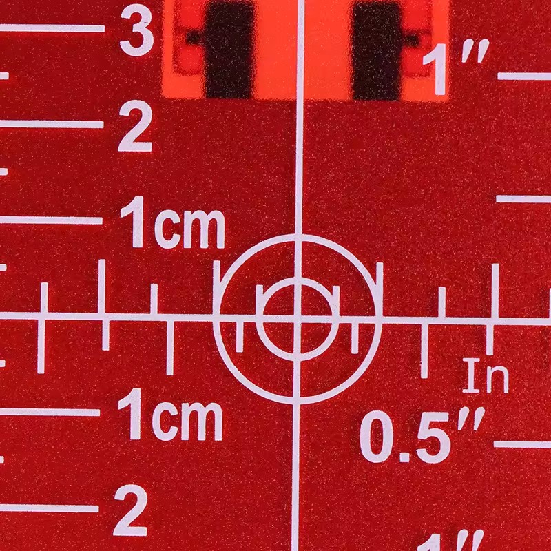 Rot/grüne Zielscheibenkarte mi – Level Laser Line Bewertung und Preis